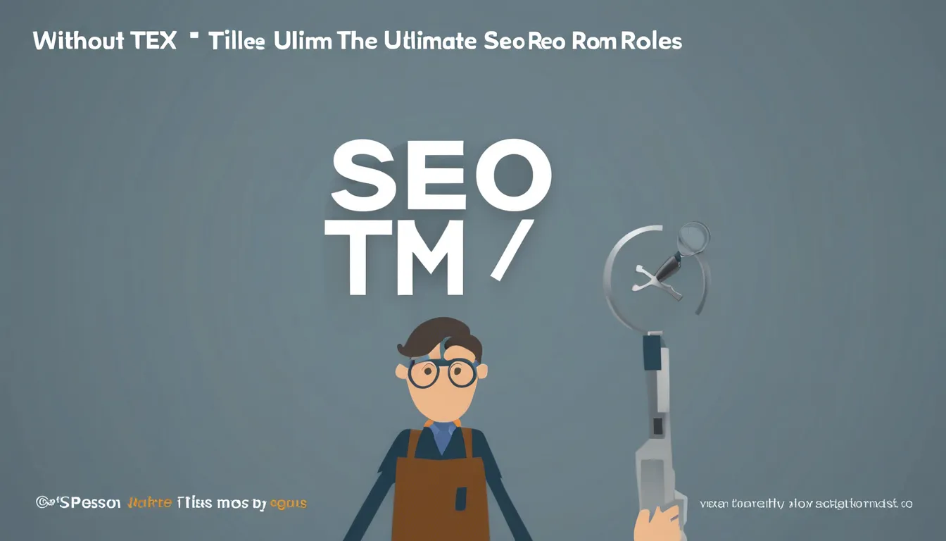 The Ultimate Guide to SEO Titles and Roles